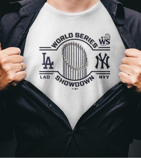 Los Angeles Dodgers Vs New York Yankees 2024 MLB World Series Showdown T-Shirt