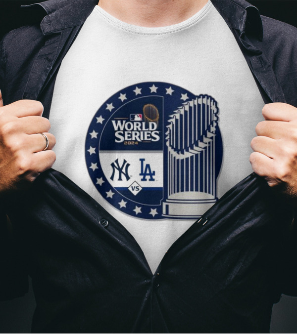 MLB 2024 World Series LA Dodgers Vs NY Yankees Matchup Collector Edition T-Shirt
