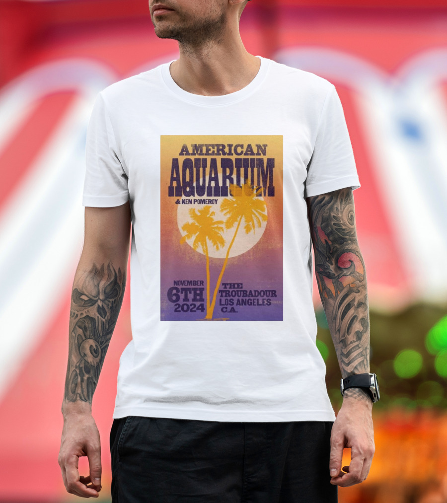 American Aquarium and Ken Pomeroy Live at The Troubadour Los Angeles CA November 6th T-Shirt
