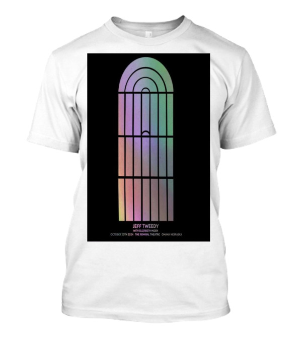 Jeff Tweedy With Eleventh Dream Day October 20 2024 The Admiral Theatre Omaha Nebraska T-Shirt