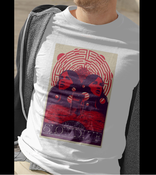 Levitation Slowdive Nov 3-2024 Austin TX Tour Drop Nineteens Ringo Deathstarr Glare Ariel Sad Cell T-Shirt