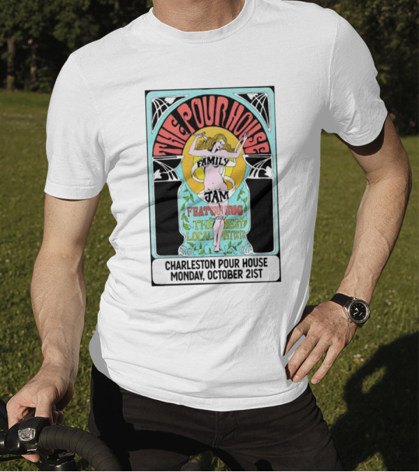 The PoHo Family Jam Featuring Local Artists At Charleston Pour House Monday October 21st T-Shirt