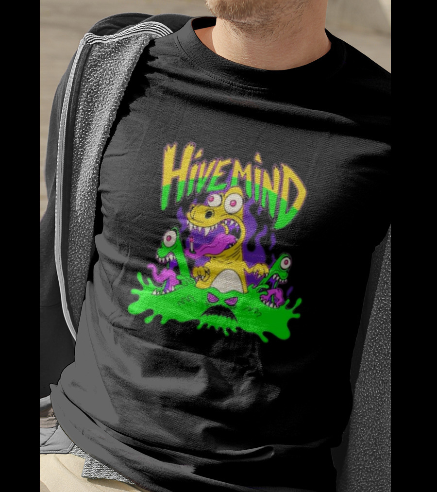 Hivemind Metalcore Dinosaur Monster New T-Shirt