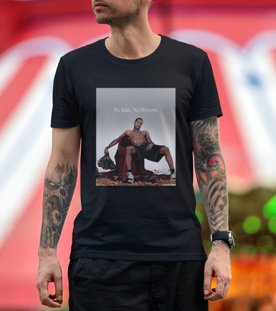 No Rain No Flowers Allen Iverson Takeover T-Shirt
