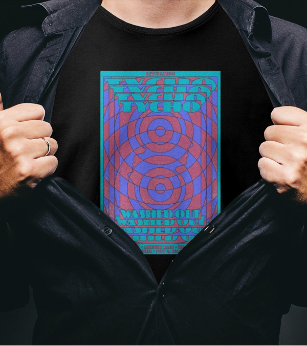 Tycho With Washed Out Levitation The Far Out Lounge Austin TX Nov 2 T-Shirt