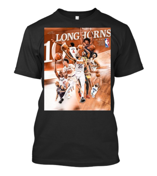 Texas Longhorns NBA Jarrett Allen Mohamed Bamba Kevin Durant Basketball Stars T-Shirt