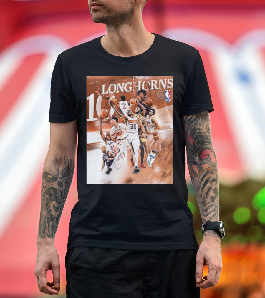 Texas Longhorns NBA Jarrett Allen Mohamed Bamba Kevin Durant Basketball Stars T-Shirt