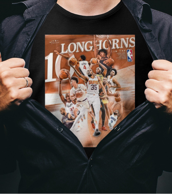 Texas Longhorns NBA Jarrett Allen Mohamed Bamba Kevin Durant Basketball Stars T-Shirt