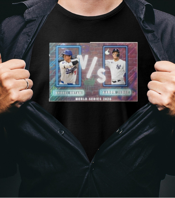 Shohei Ohtani Los Angeles Dodgers Vs Aaron Judge New York Yankees World Series T-Shirt