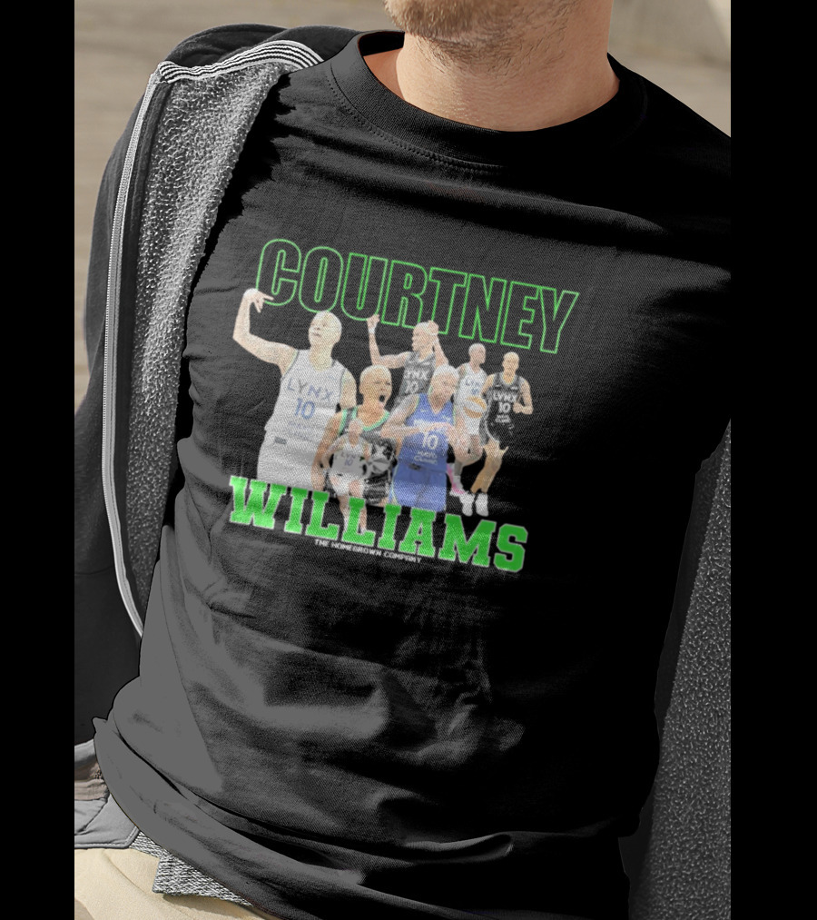 Courtney Williams Minnesota Lynx Lynx 10 The Homegrown Company T-Shirt