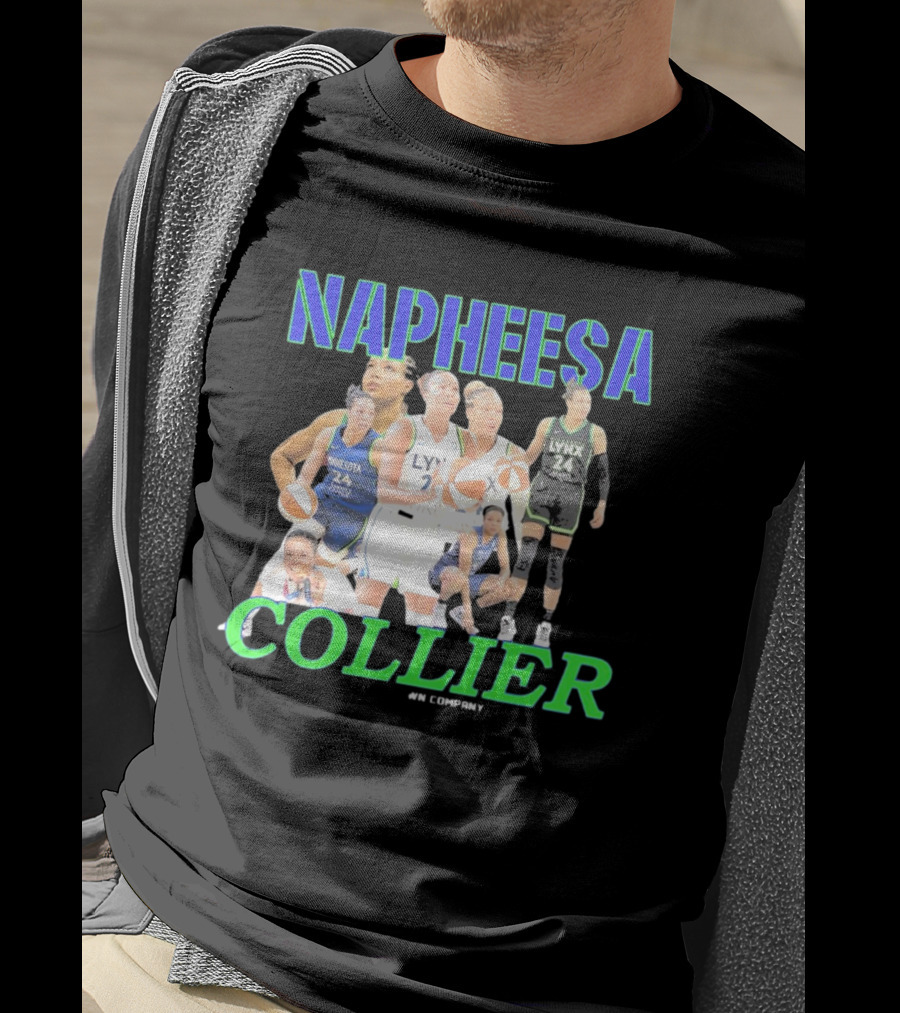 Napheesa Collier Minnesota Lynx WNBA The Homegrown Company Collage T-Shirt