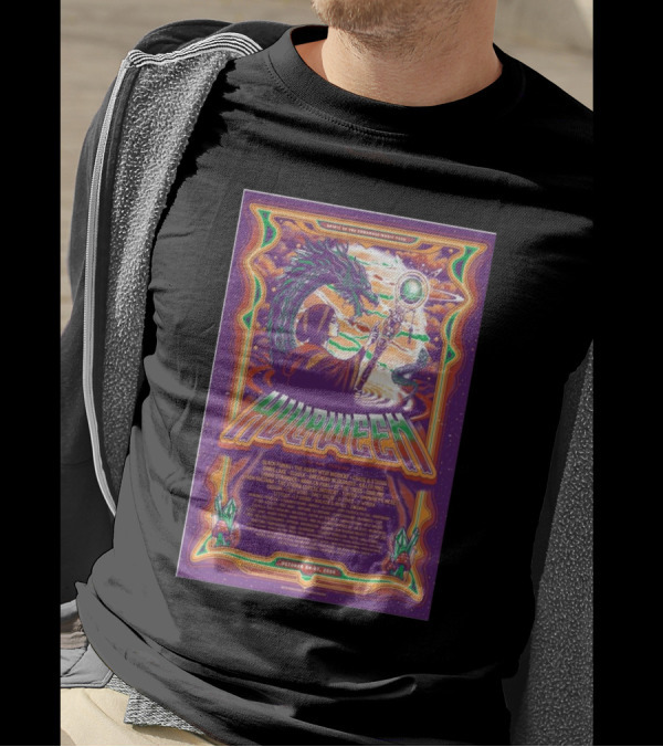 Suwannee Hulaween October 24-27 2024 Live Oak FL Spiral Dragon Festival Wizard T-Shirt