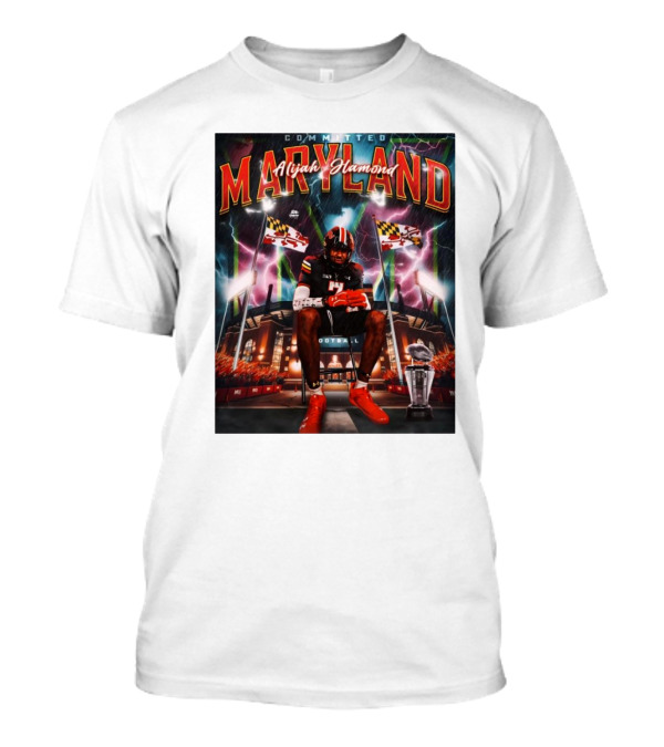 Alijah Hamond Committed To Maryland Terrapins NCAA Football T-Shirt
