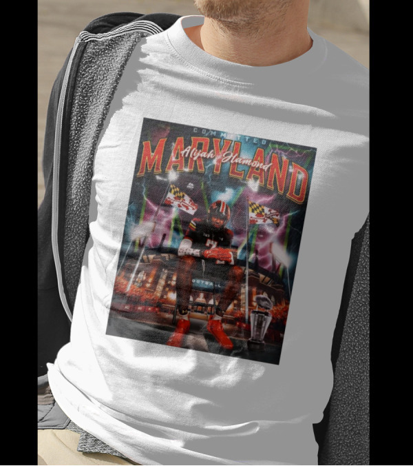 Alijah Hamond Committed To Maryland Terrapins NCAA Football T-Shirt