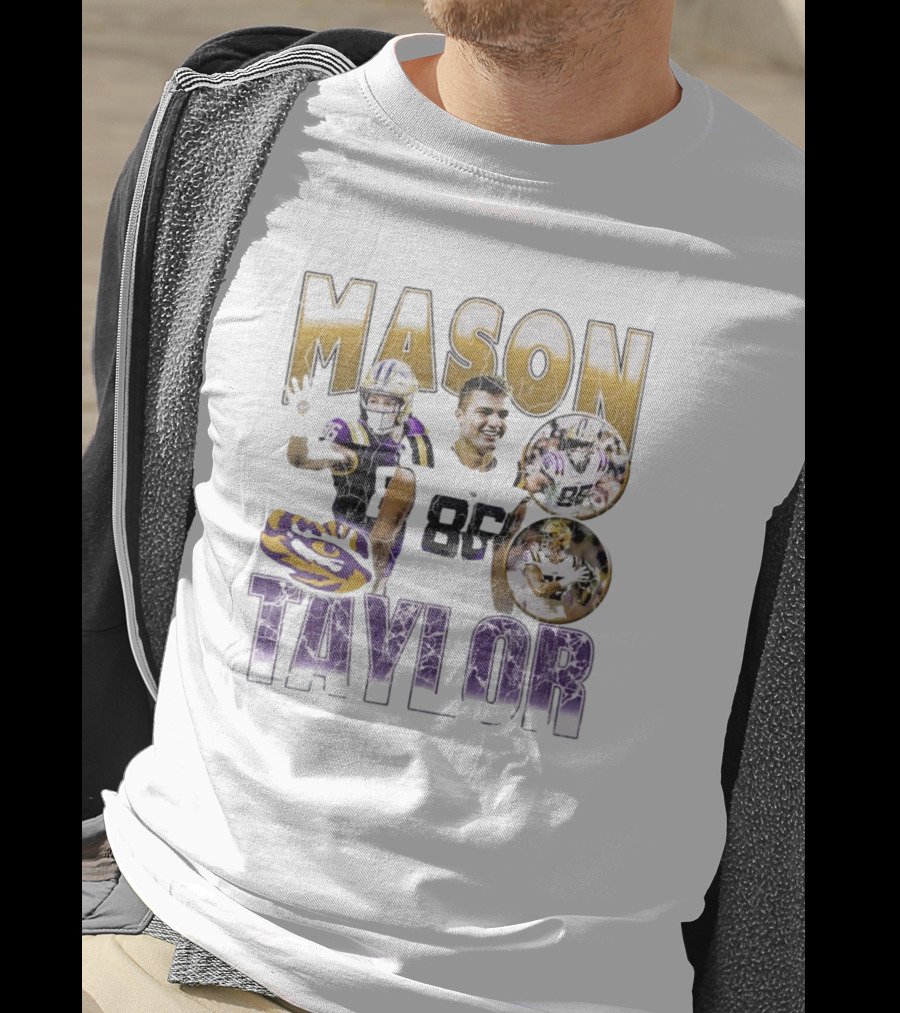 Mason Taylor LSU Tigers 89 Football 90s T-Shirt