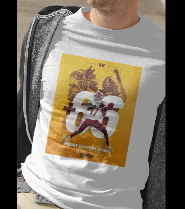 Washington Commanders +66 Point Differential 1st In The NFL T-Shirt