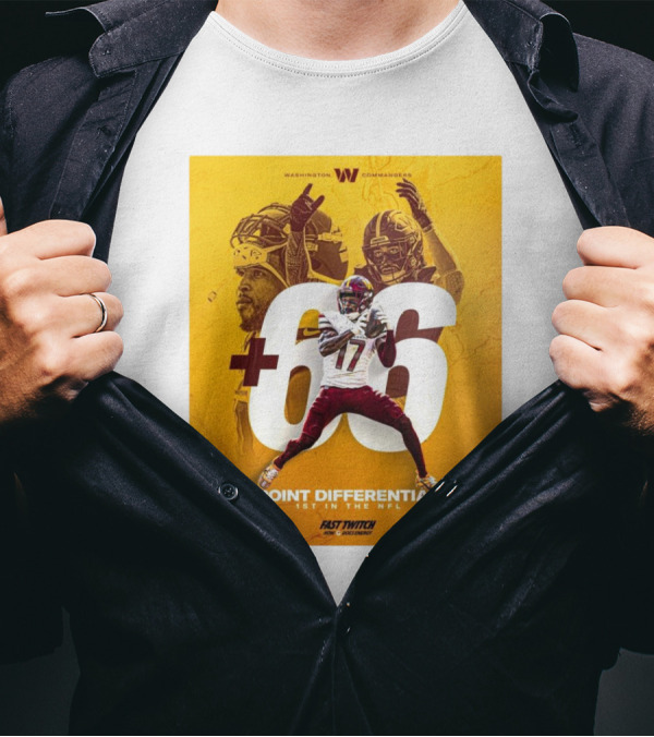 Washington Commanders +66 Point Differential 1st In The NFL T-Shirt