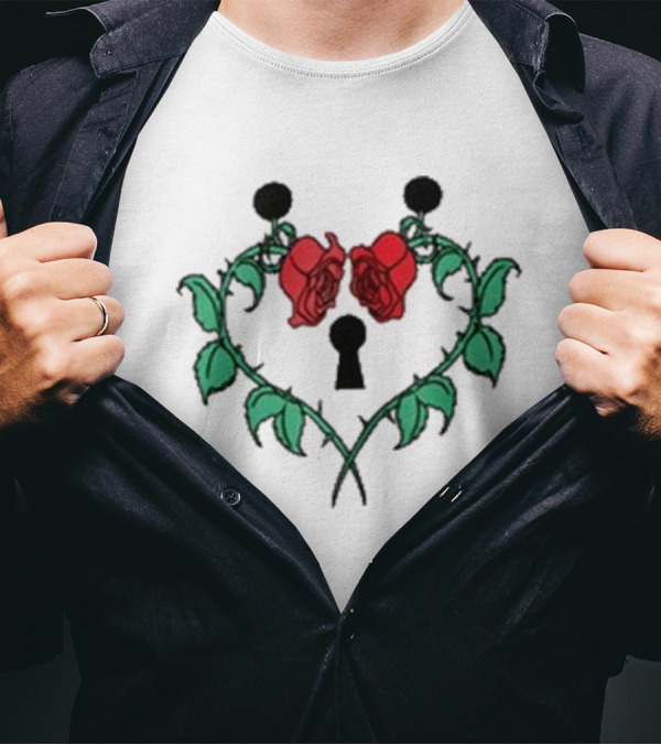 Xplr Protector Of Hearts 2024 Roses And Keyhole T-Shirt