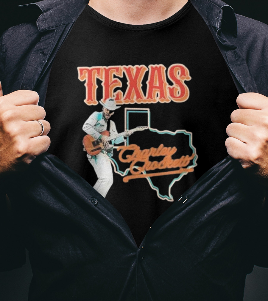 Texas Charley Crockett Cowboy Music T-Shirt