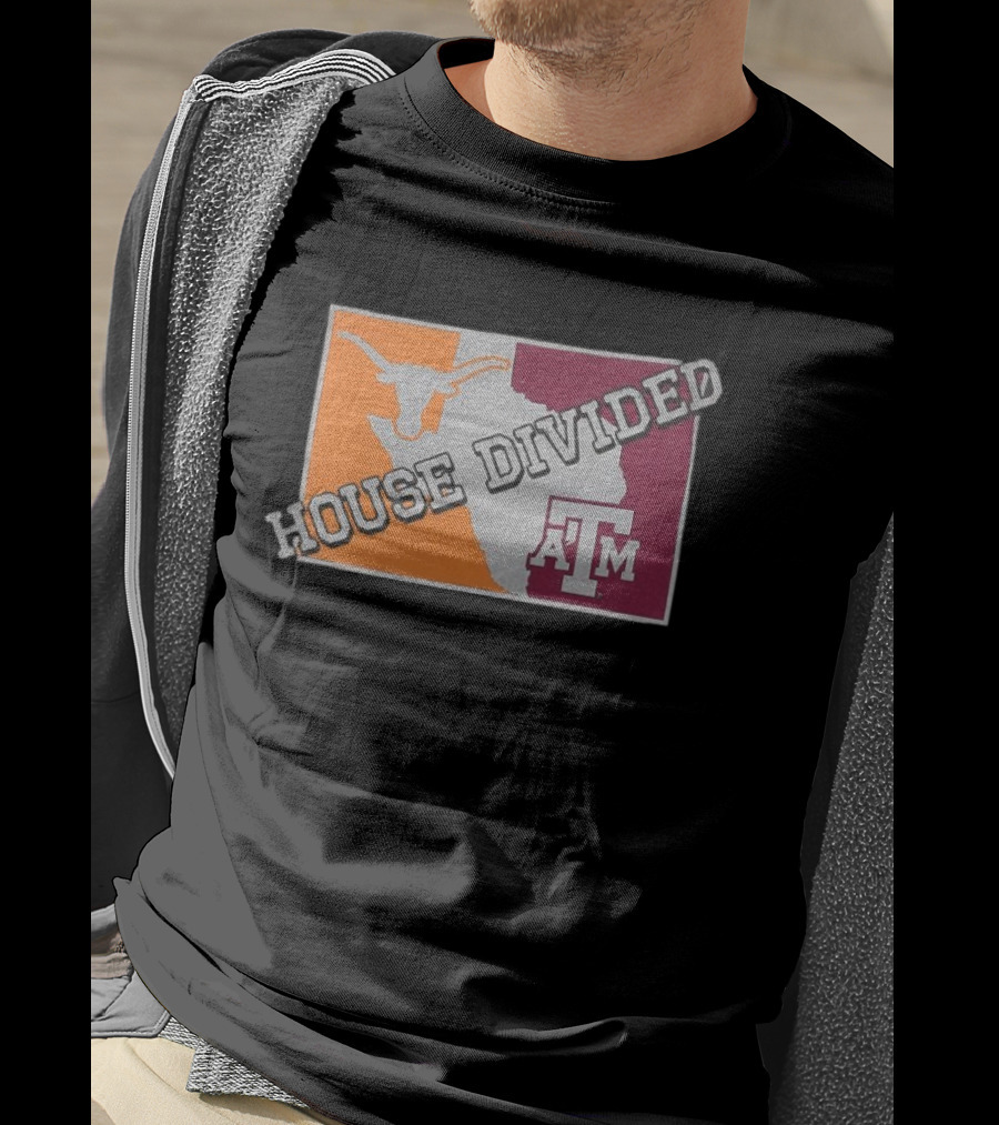 Texas A&M House Divided Longhorns T-Shirt