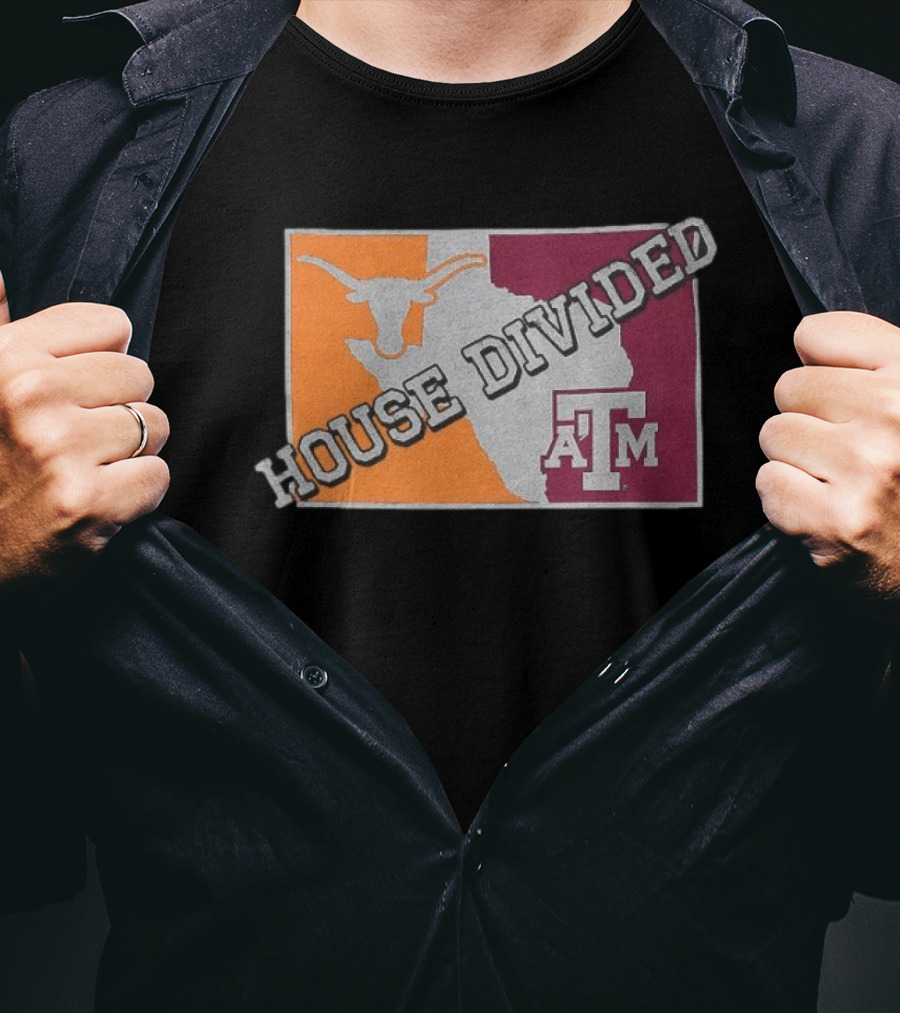 Texas A&M House Divided Longhorns T-Shirt