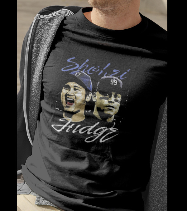 Shohei 17 Judge 99 World Series 2024 Signatures T-Shirt