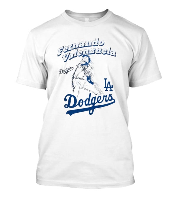 Fernando Valenzuela Los Angeles Dodgers Pitcher LA Dodgers T-Shirt