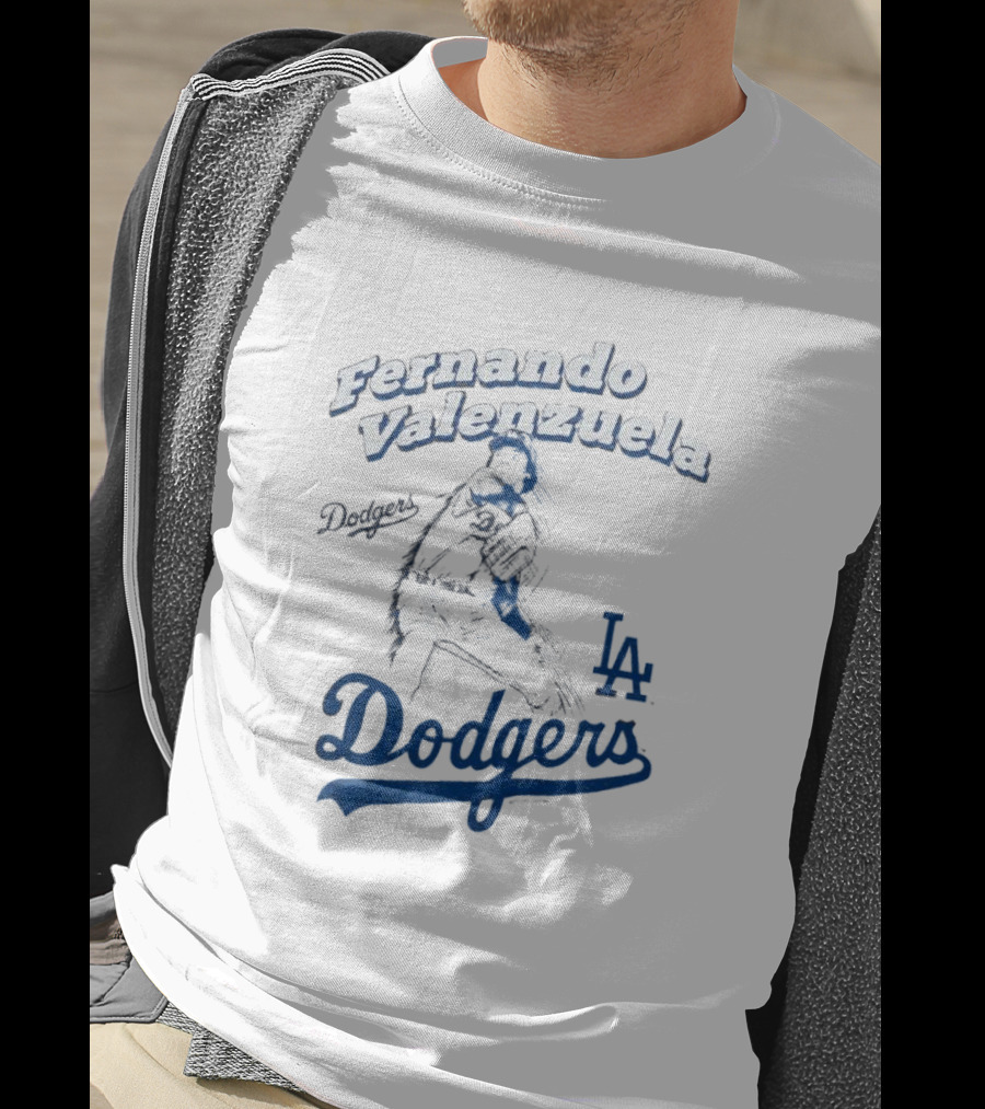 Fernando Valenzuela Los Angeles Dodgers Pitcher LA Dodgers T-Shirt