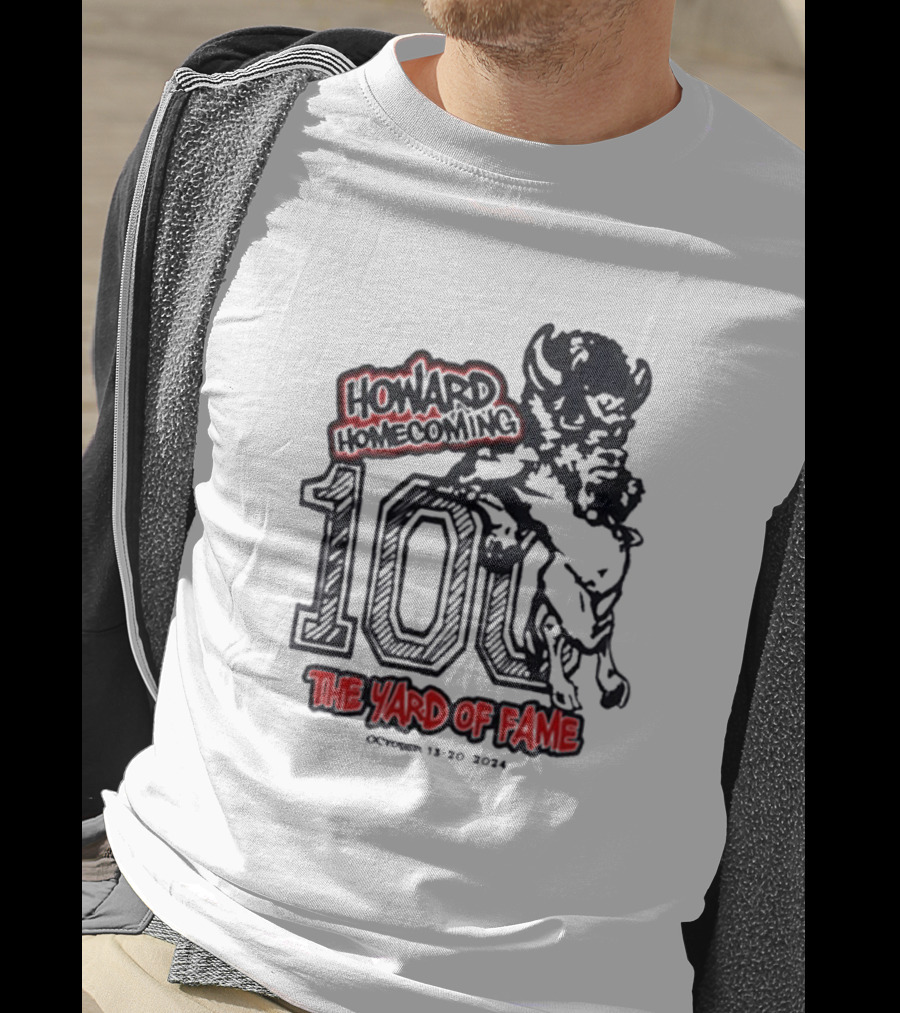 Howard Homecoming 100 The Yard Of Fame October 13-20 T-Shirt