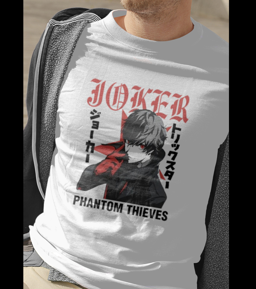 Joker Phantom Thieves Persona 5 Stylized Character T-Shirt
