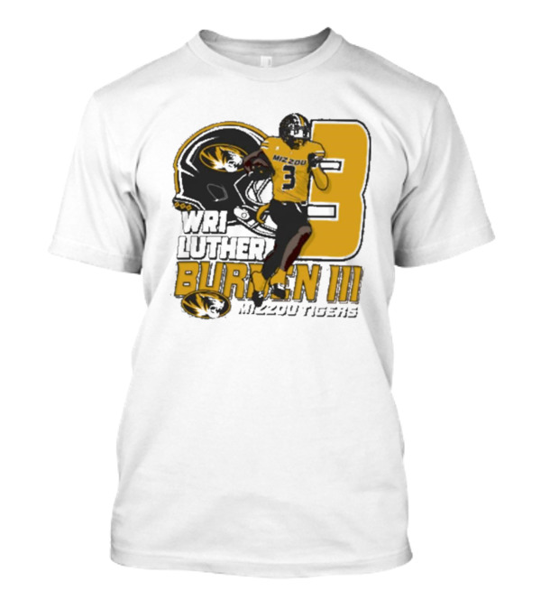 Mizzou Tigers Luther Burden III WR1 Football 2024 NCAA T-Shirt