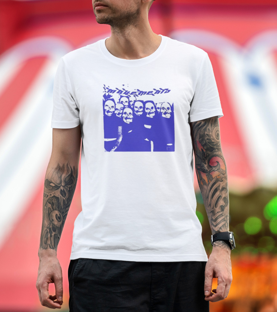 Movements Skeleton Mask Group Afraid To Die T-Shirt