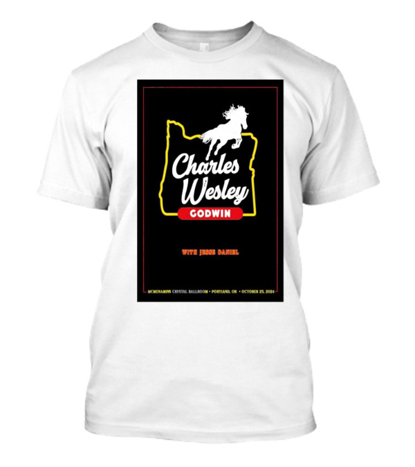 Charles Wesley Godwin With Jesse Daniel McMenamins Crystal Ballroom Portland OR October 23 T-Shirt