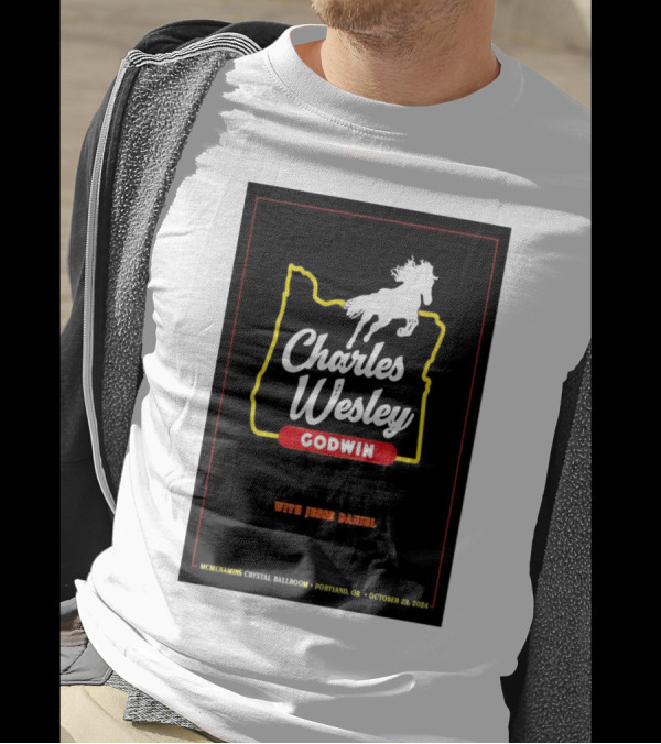 Charles Wesley Godwin With Jesse Daniel McMenamins Crystal Ballroom Portland OR October 23 T-Shirt