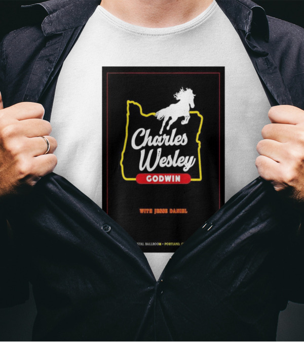 Charles Wesley Godwin With Jesse Daniel McMenamins Crystal Ballroom Portland OR October 23 T-Shirt