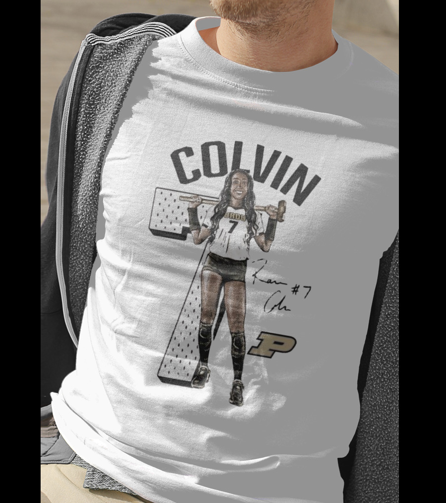 Colvin 7 Raven Signature Purdue Boilermakers T-Shirt