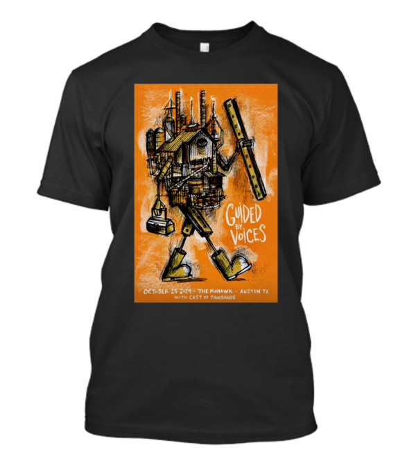 Guided By Voices With Cast Of Thousands At The Mohawk Austin TX Oct 25 2024 Factory Robot T-Shirt