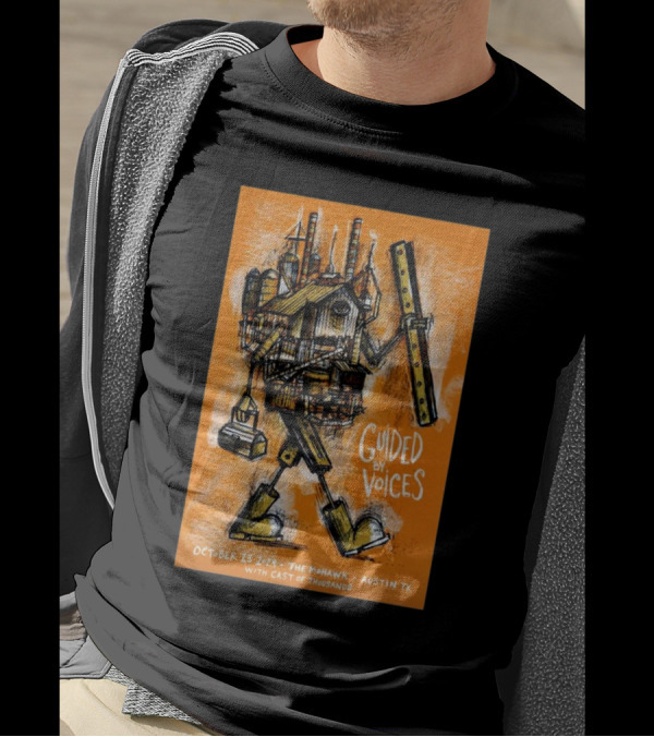 Guided By Voices With Cast Of Thousands At The Mohawk Austin TX Oct 25 2024 Factory Robot T-Shirt