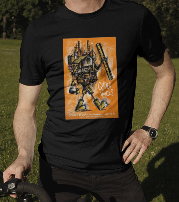 Guided By Voices With Cast Of Thousands At The Mohawk Austin TX Oct 25 2024 Factory Robot T-Shirt