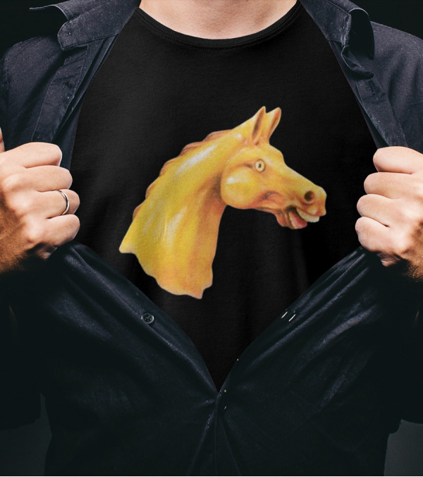 We Live In Time Carousel Horse What’s The Rush Head T-Shirt