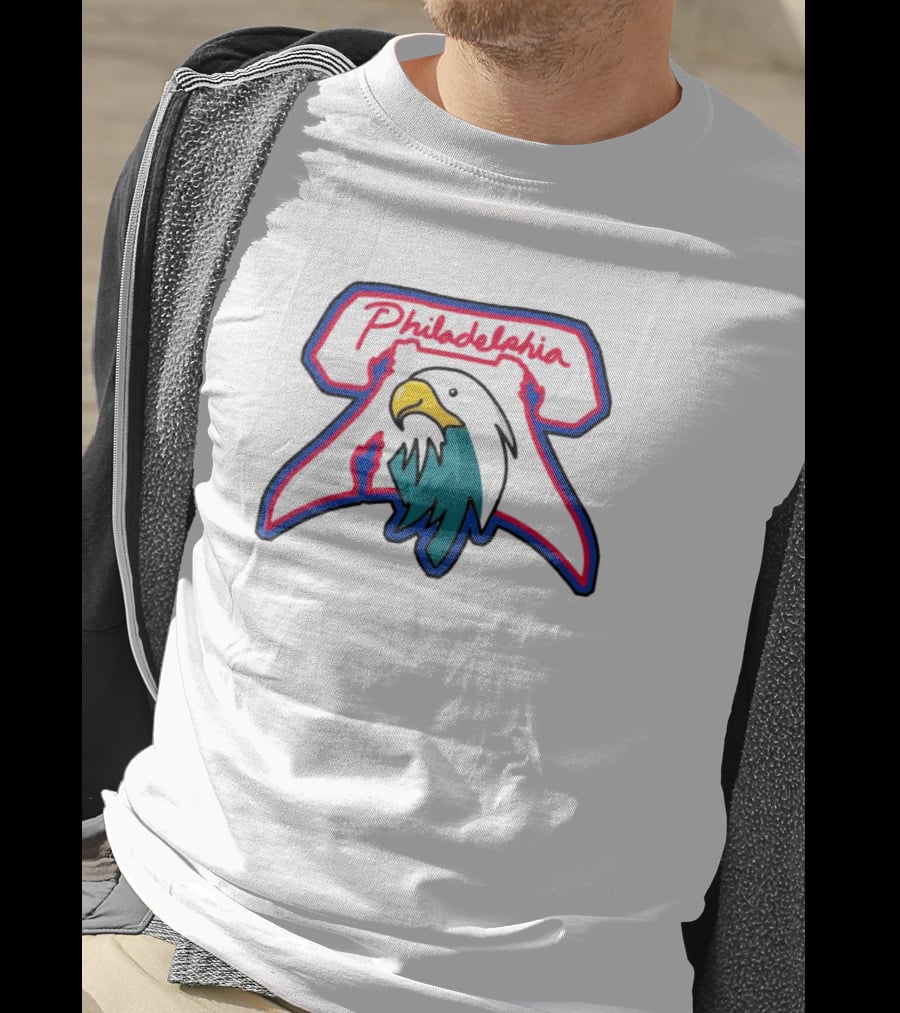 Philadelphia Eagles Phillies Logo Mashup NFL MLB Combine T-Shirt