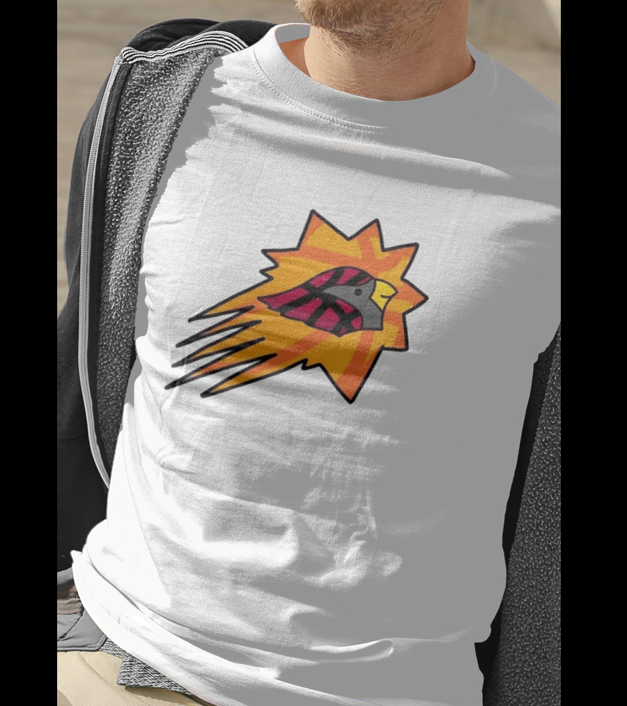 NFL NBA Cardinals Phoenix Suns Logo Mashup Combine T-Shirt