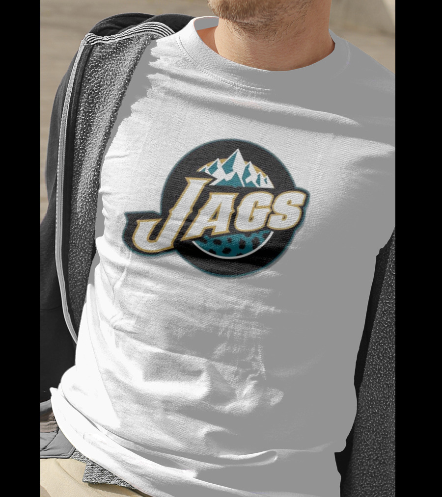 NFL NBA Jacksonville Jaguars Utah Jazz Logo Mashup Jags T-Shirt