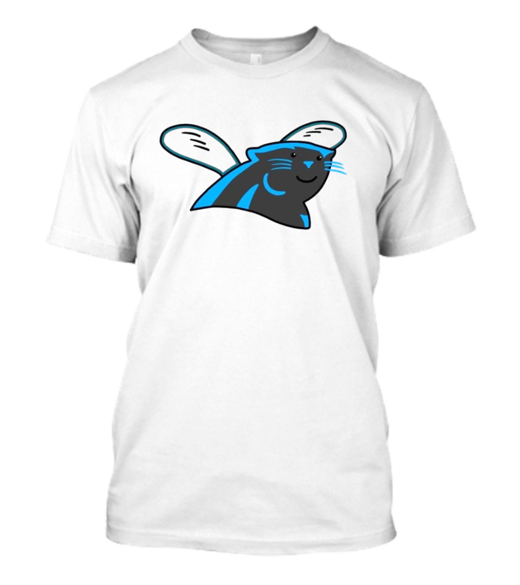 Panthers Hornets Hybrid Logo NFL NBA Mashup T-Shirt