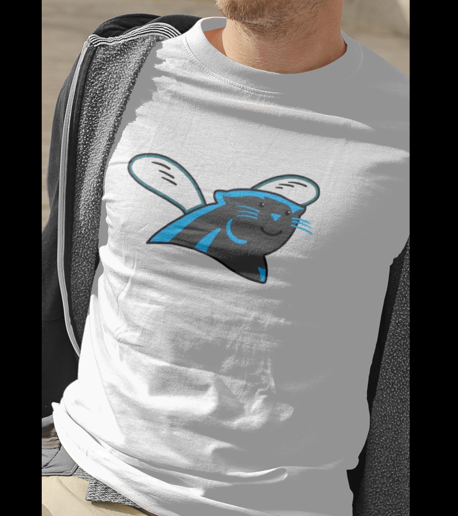 Panthers Hornets Hybrid Logo NFL NBA Mashup T-Shirt