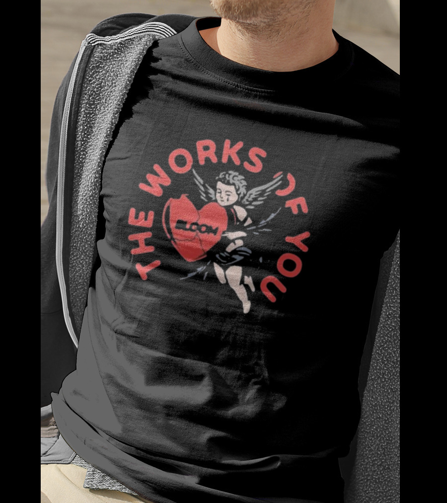 The Works Of You Bloom Cherub Heart T-Shirt