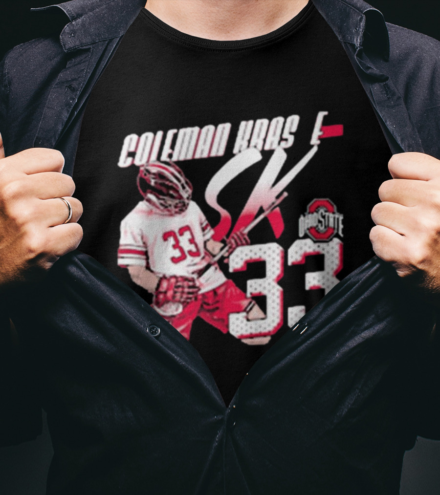 Coleman Kraske Ohio State #33 SKI T-Shirt