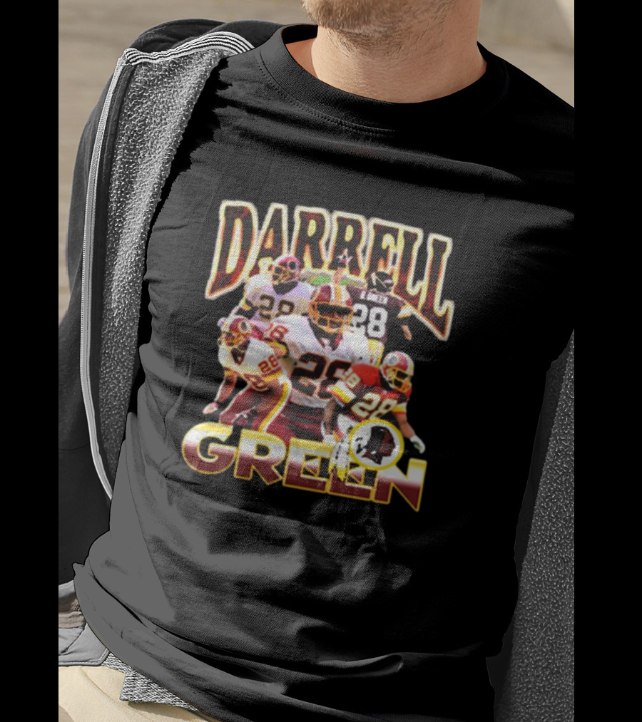Darrell Green Washington Commanders 28 NFL Legend T-Shirt