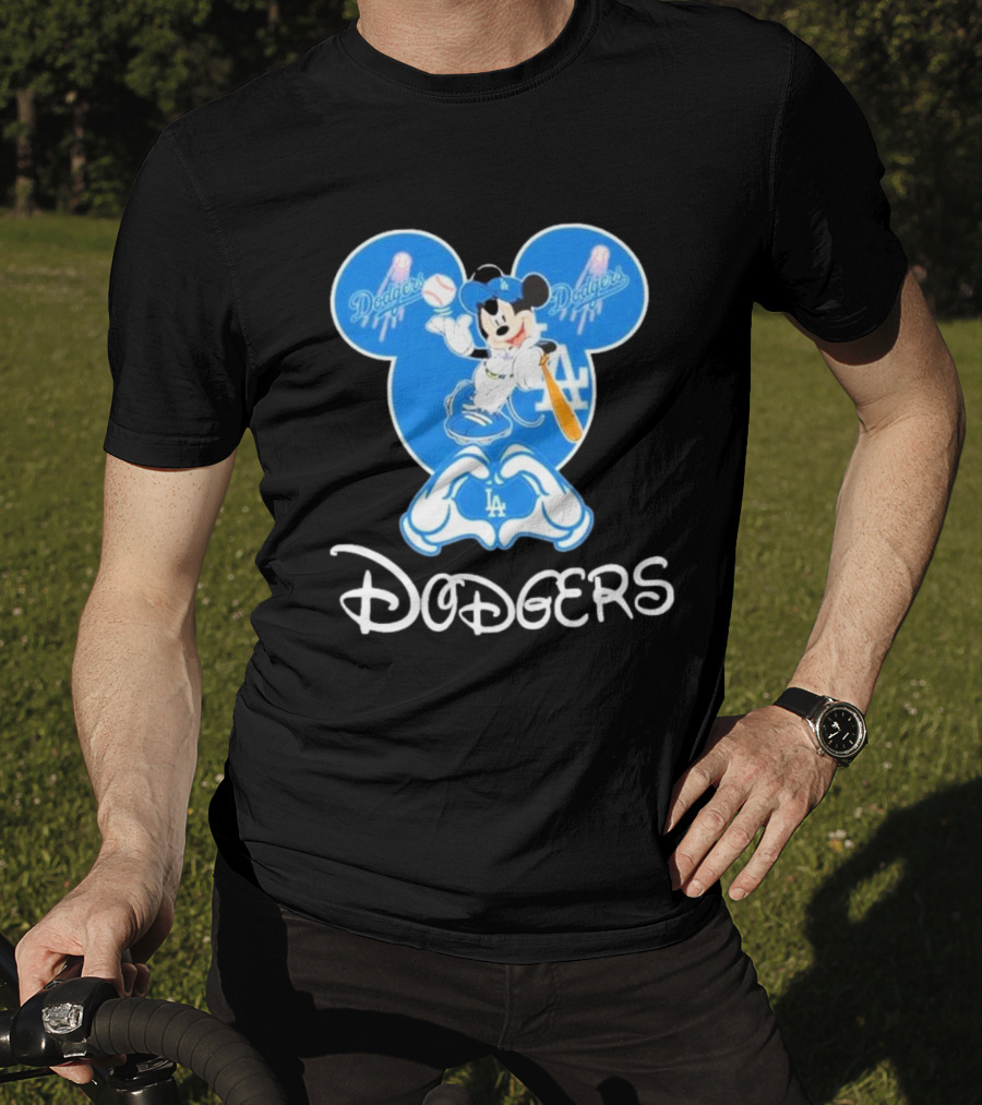 Disney Mickey Mouse Dodgers LA T-Shirt