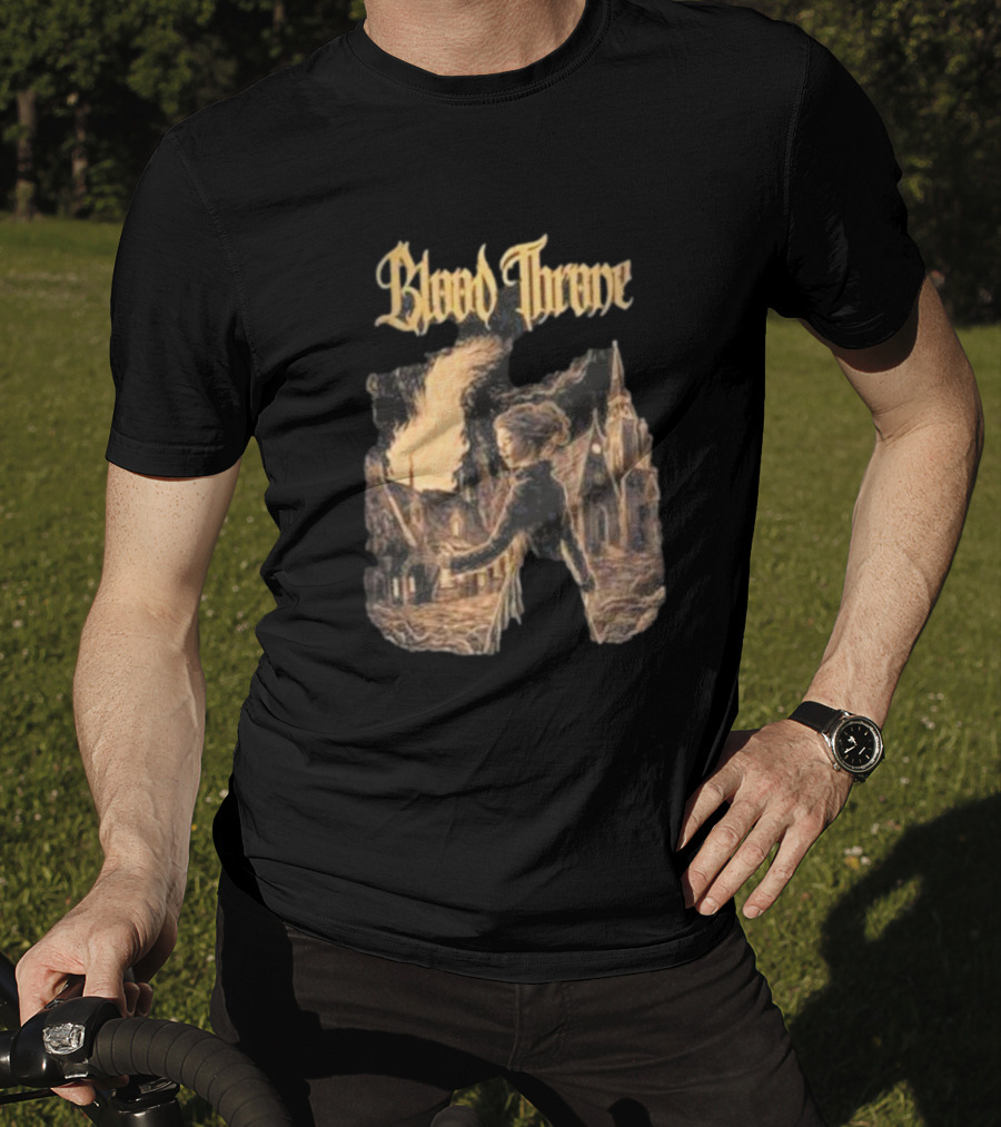 Blood Throne Arsonist Witch By Down Right Merch T-Shirt